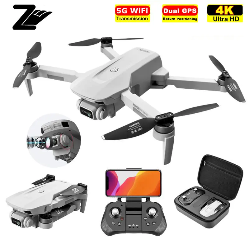 2020 Новый F8 беспилотные летательные аппараты с Камера 5G GPS Wi Fi Fpv HD 4K Дрон Поддержка карт TF объемом полёта 30 мин