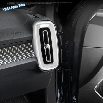 

Lapetus Auto Styling Side Air Conditioning AC Outlet Vent Cover Trim Fit For VOLVO XC40 2018 2019 2020 / Matte Carbon Fiber ABS