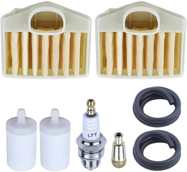 Adefol Filtre à air pour Husqvarna 362 365 371 372 372XP avec Filtre à  Carburant Ligne d'huile Pièces de Rechange pour 503814502 Mise au Point Kit  : : Auto et Moto