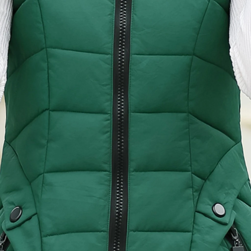 JAYCOSIN плюс размер 5XL модная новая длинная куртка с хлопковой подкладкой осенний тонкий бархатный женский жилет с капюшоном зимний теплый 906