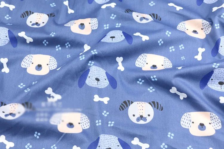 Мультфильм животных DIY шитье ремесло лоскутное стеганое жир четверти Хлопок Ткань для ребенка платье простыни домашний текстиль tissus tecidos