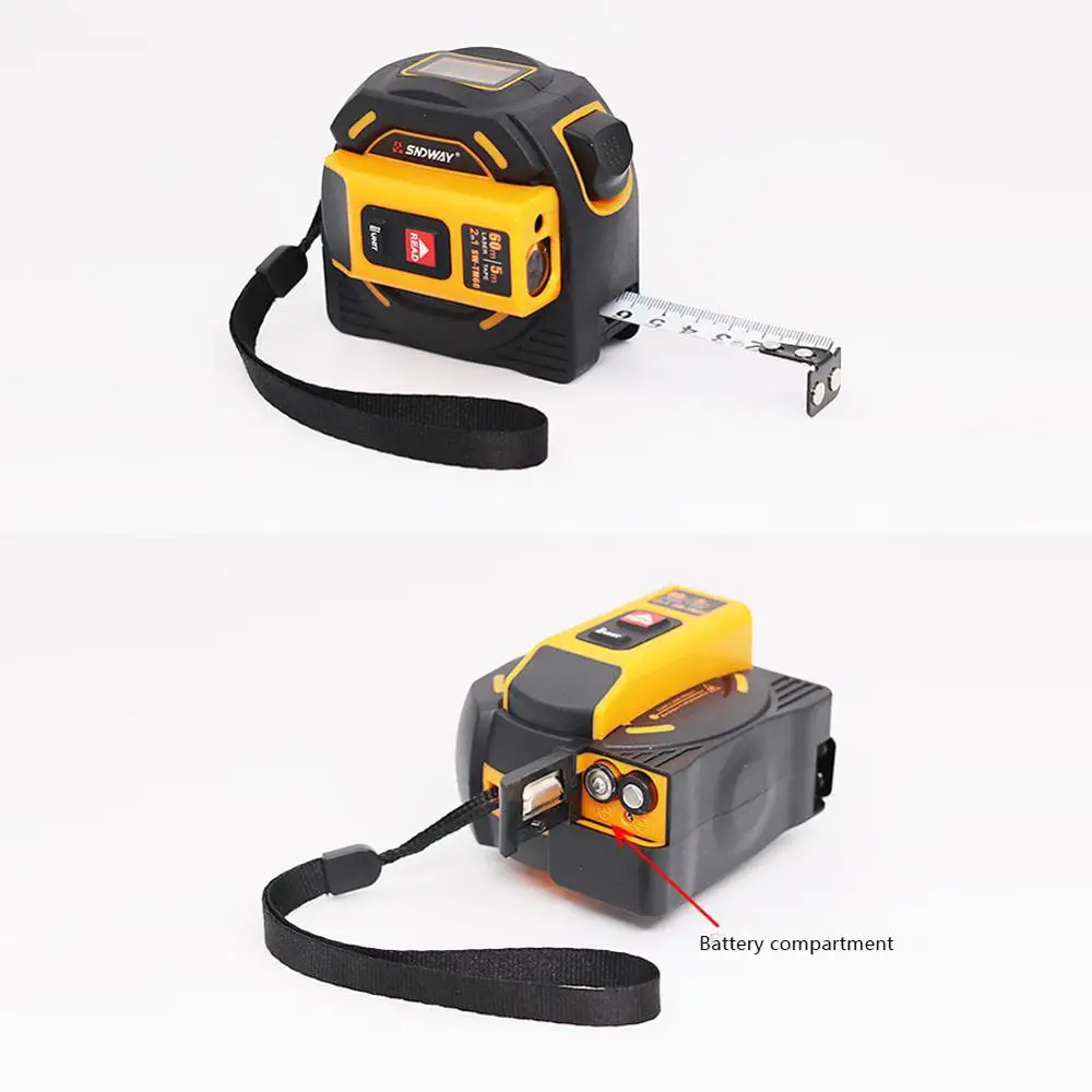 40m/60m Laser Distance Meter Rangefinder Distance Measure Tape Laser Meter Self-Locking Hand Tester Tool Device Range Finder 40m/60m Laser Distance Meter Rangefinder Distance Measure Tape Laser Meter Self-Locking Hand Tester Tool Device Range Finder