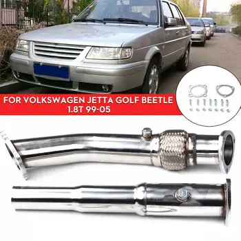 

Stainless Steel Car Exhaust Muffler Decat Downpipe for VW Jetta Golf Beetle 1.8T 1999 2000 2001 2002 2003 2004 2005