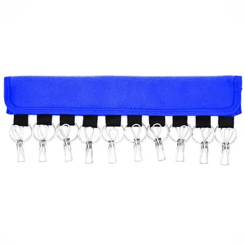 

10 Clips Self Adhesive Storage Hat Rack Closet Door Hanger System Holder Portable Foldable Travel Organizer Cap