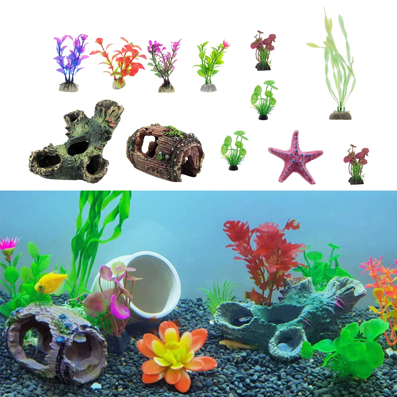 Top 8 DIY Mini Aquarium Decoration Ideas How To Make Aquascape Fish Tank At  Home Ideas MR DECOR #186 - YouTube