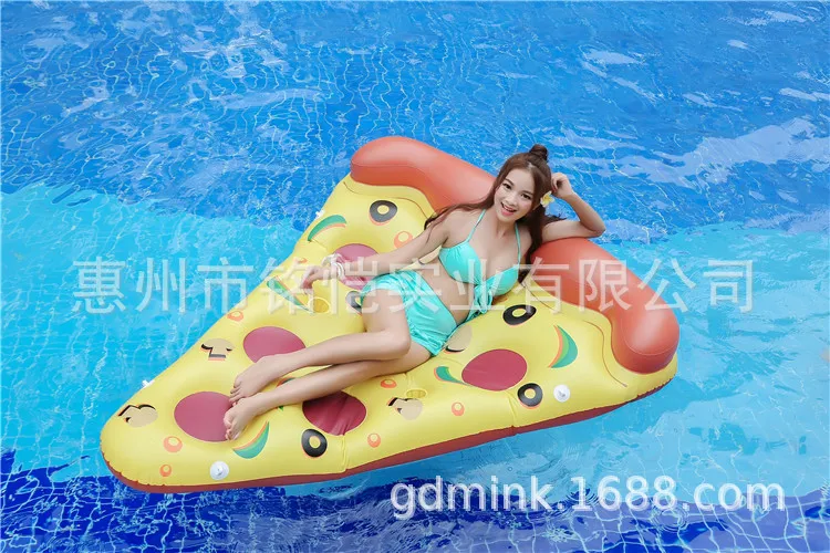 

Hot Hot Sales-Inflatable Floating Row Pizza Floating Row Pineapple-shaped Floating Mat Sunflower Floating Island Eggplant Floati
