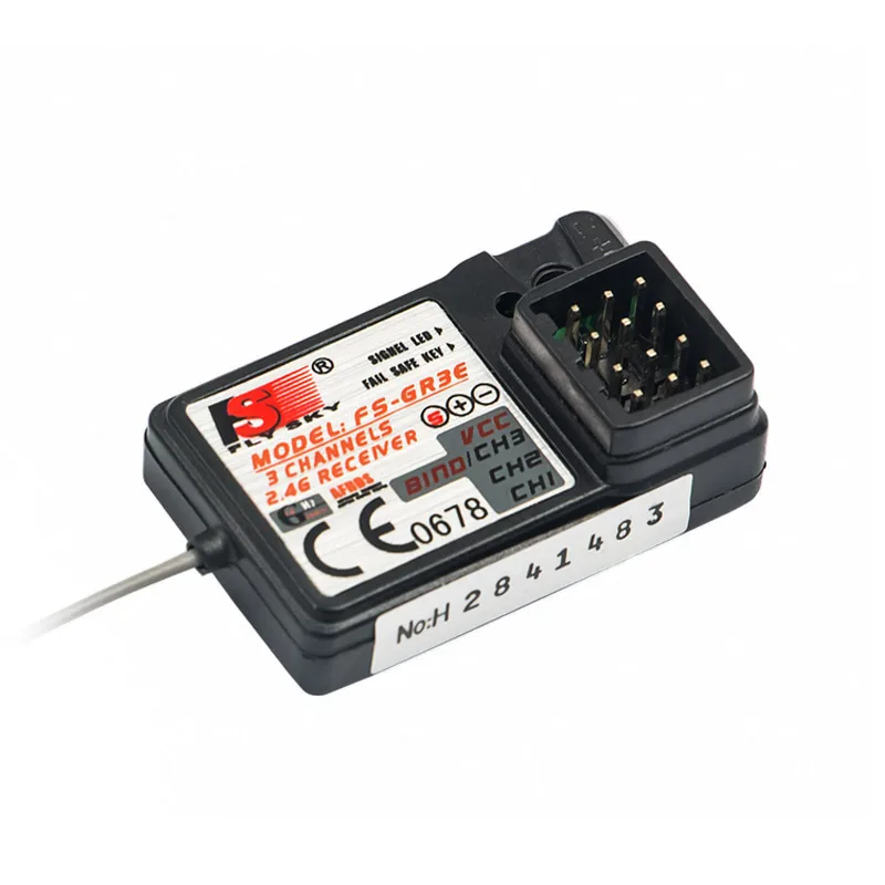 

Flysky FS-GR3E 3 Channel 2.4G Receiver for RC Car Boat
