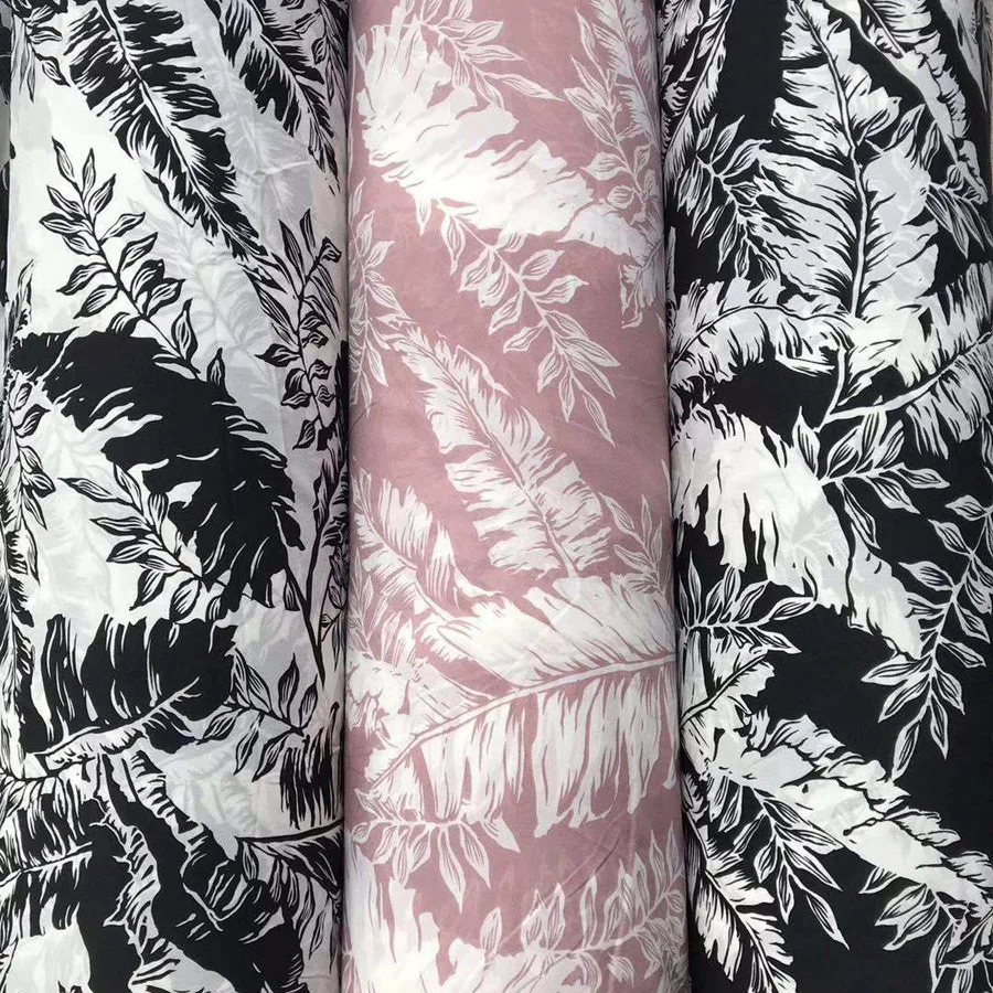 Leopard Stretchy Chiffon Fabric Clothing Material DIY Sewing Textile Summer Dress | Дом и сад