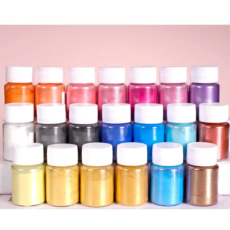 

21 Colors Aurora Resin Mica Pearlescent Pigments Colorants Resin Jewelry Making
