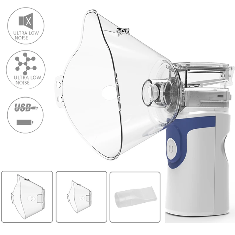 

Handheld Ultrasonic Micro Mesh Nebulizer Household Children Kids Baby Medical Inhaler Portable Travel Mini Prevent Cough Phlegm