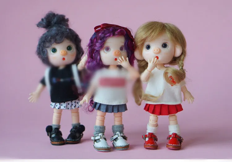 1 шт. [плиссированная юбка для куклы 1/12] Униформа OB11 obitsu11 (подходит Ob11 BJD12 cu