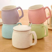 Скандинавская кофейная чашка, молочная чашка для завтрака, керамическая чашка с крышкой, ложка, кружка для мужчин и женщин, чашка для воды, для дома, офиса, для массового популяции