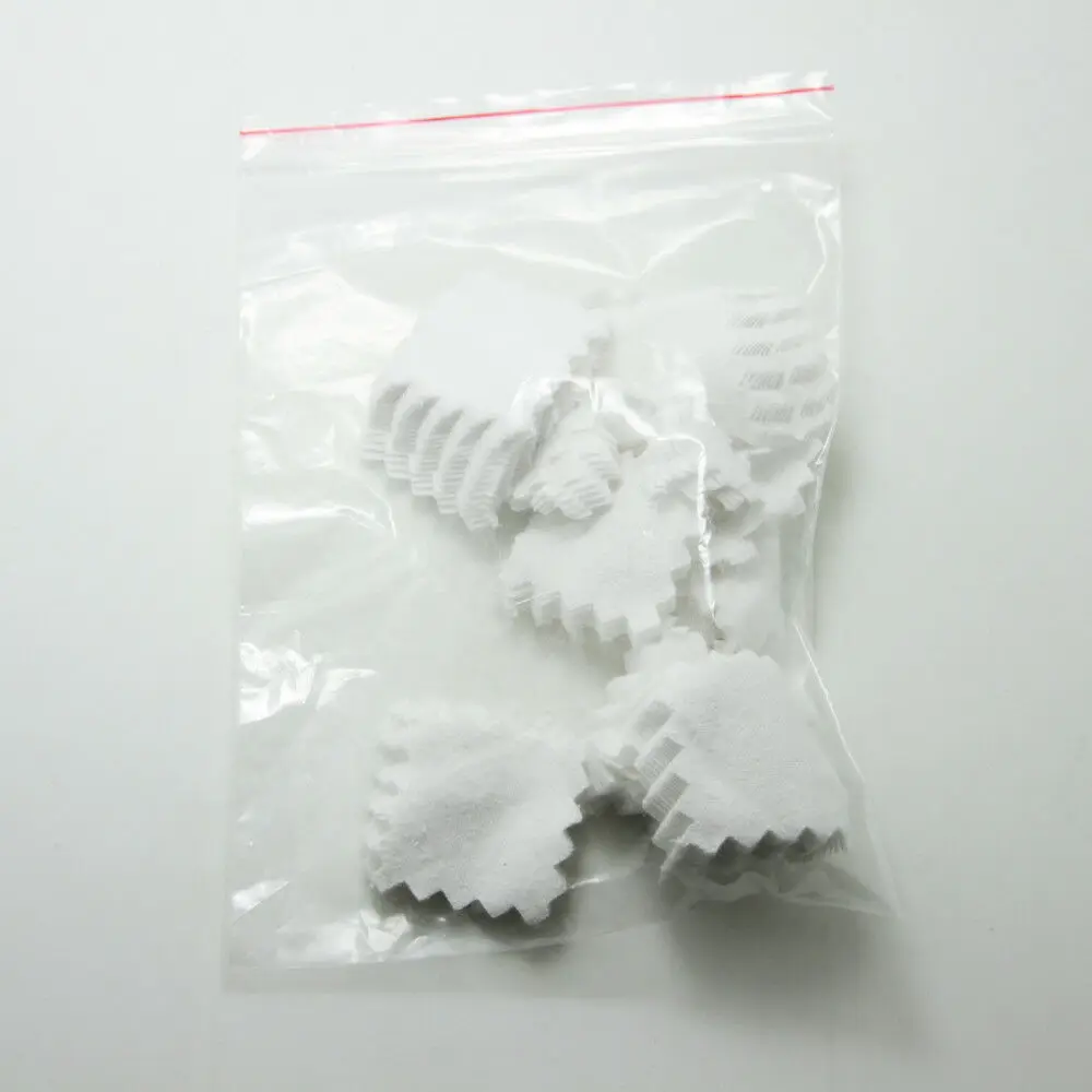 100 шт./упак. хлопок винтовки отверстия для очистки нашивки белый 1," x 1,5" пистолет чистой тканью
