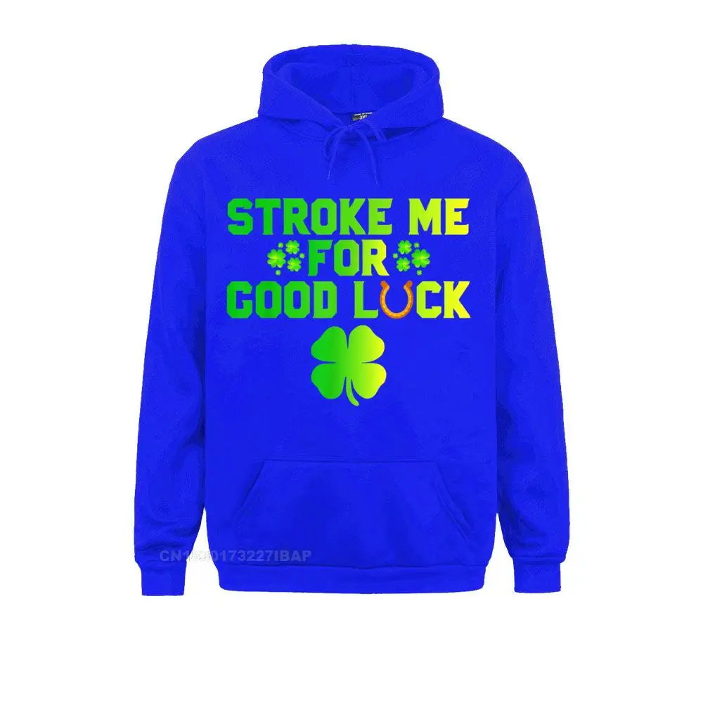 Acariciame para tener buena suerte Día de San Patricio Camiseta inapropiada Sudadera Camisa Hombres Sudaderas con capucha Sudadera con capucha personalizada Otoño