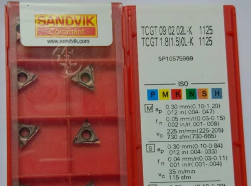 10 шт. вставки карбида TCGT090202L-K 1125