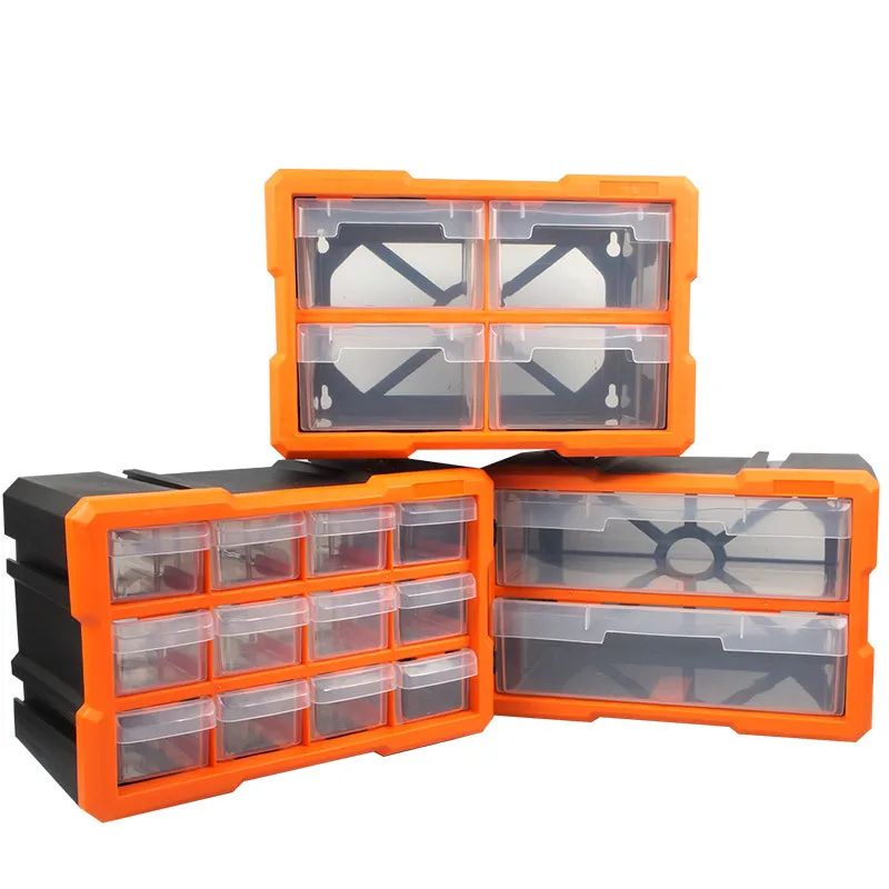 

Yi nicety Drawer-type Parts Box LEGO Storage Box Plastic Transparent Plastic Box Screw Finishing Box