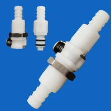 

3/8 Quick Coupling Male Insert Femal Coupling Body Panel Mount Hose Barb Shut-off Valve Quick Disconnect Connector L series