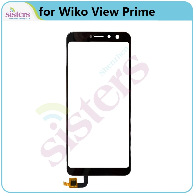 Black for ViewPrime Сенсорное стекло для Wiko View Prime View 2 View 2 Pro, сенсорный экран, дигитайзер, сенсорная панель с объективом, запчасти для телефонов - Цвет: Black for ViewPrime