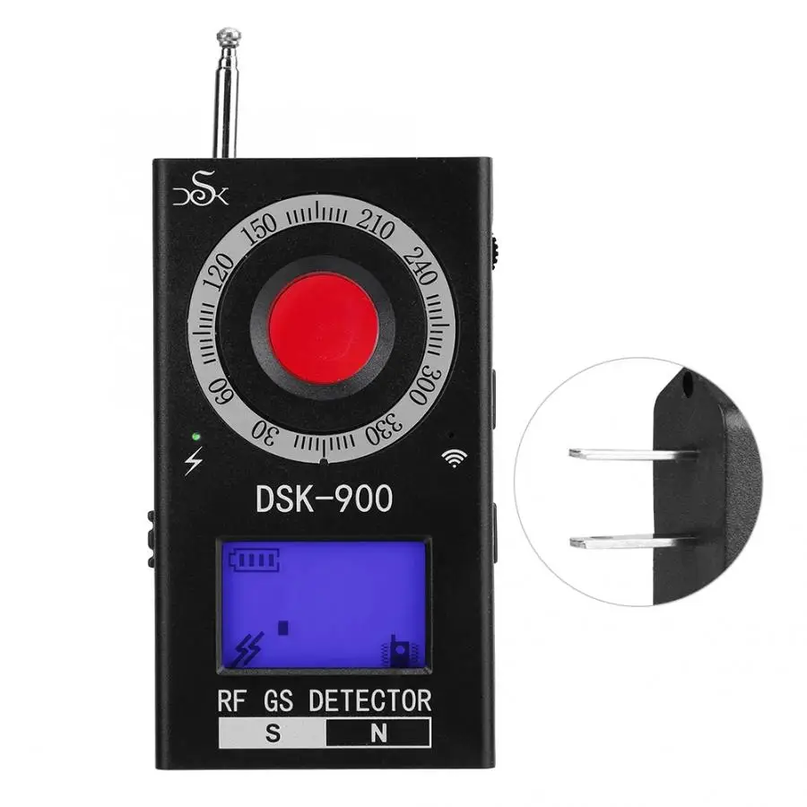 Мини анти камера детектор многофункциональный полный диапазон частот детектор сигнала мини 1 МГц-6,5 ГГц беспроводной детектор сигнала - Цвет: Розовый