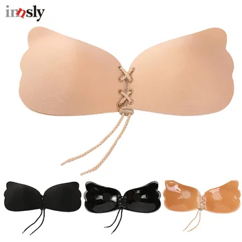 

Women Invisible Bra Strapless Bralette Backless Silicone Bra Self Adhesive Gel Intimates Female Breast Petals Pad Enhancers