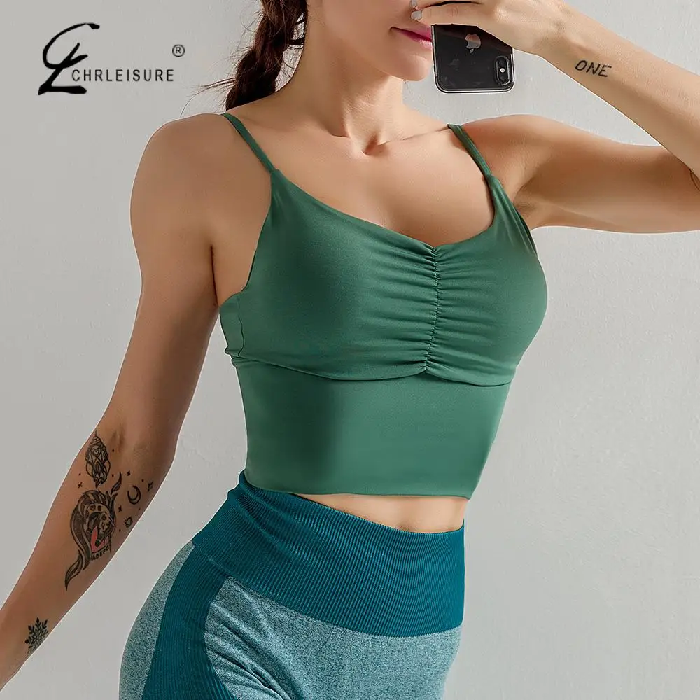 

Solid Fitness Bra Women Tops ActiveWear Underwear Running Bra Feamle Seamless Push Up Sporting Bra