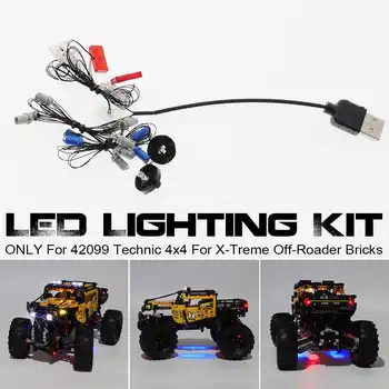 

LED Lighting Kit Only for 42099 Technic 4x4 for X-Treme Off-Roader Toy Bricks (Model Not Included) Lighting Set