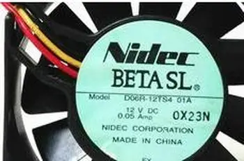 

D06R-12TS4 01A DC12V 0.05A 60*60*15 6CM three line mute cooling fan