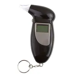 Analizador de aliento de Alcohol profesional, Detector de prueba, llavero, alcoholímetro, pantalla, DeviceLCD, 2020