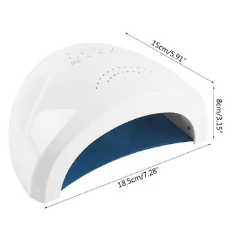 

48W Nail Lamp UV Dryer 30pcs LED Gel Nails Manicure Timer Settings Curing Light