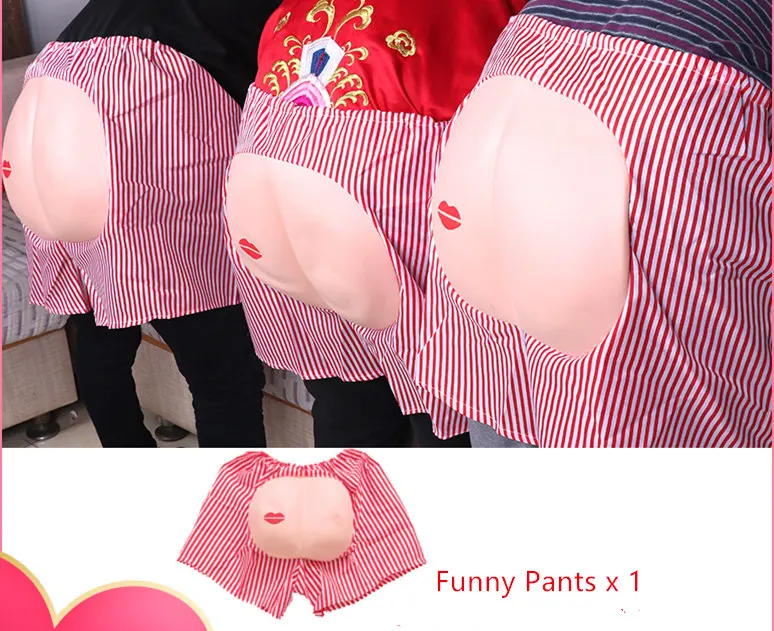1pcs Funny Pants Twerking, Спортивная игрушка, забавная затычка, игрушки для игр на открытом воздухе, для хип-танцев, коробка с шариками, для свадебной вечеринки, игры, сборная игра, Детская сенсорная игрушка - Цвет: 1pcs Funny Pants