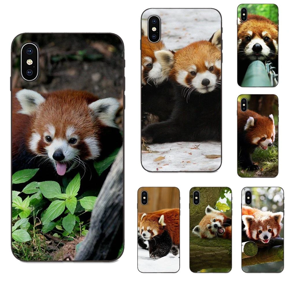 Que Tiene Los Pandas Que No Tenga Ningún Otro Animal Panda rojo de animales suaves para Huawei Mate 9 10 20 P8 P9 P10 P20 P30  Lite Mini Play Pro P smart Plus Z 2017 2019|Fundas antigolpes para  teléfono| - AliExpress