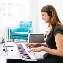 TheONE TOK1 умный электронный Органы светильник клавиатура начинающих музыкальный инструмент 61-ключи AI проверьте приложение играть образовательные игрушки с клавиатурой