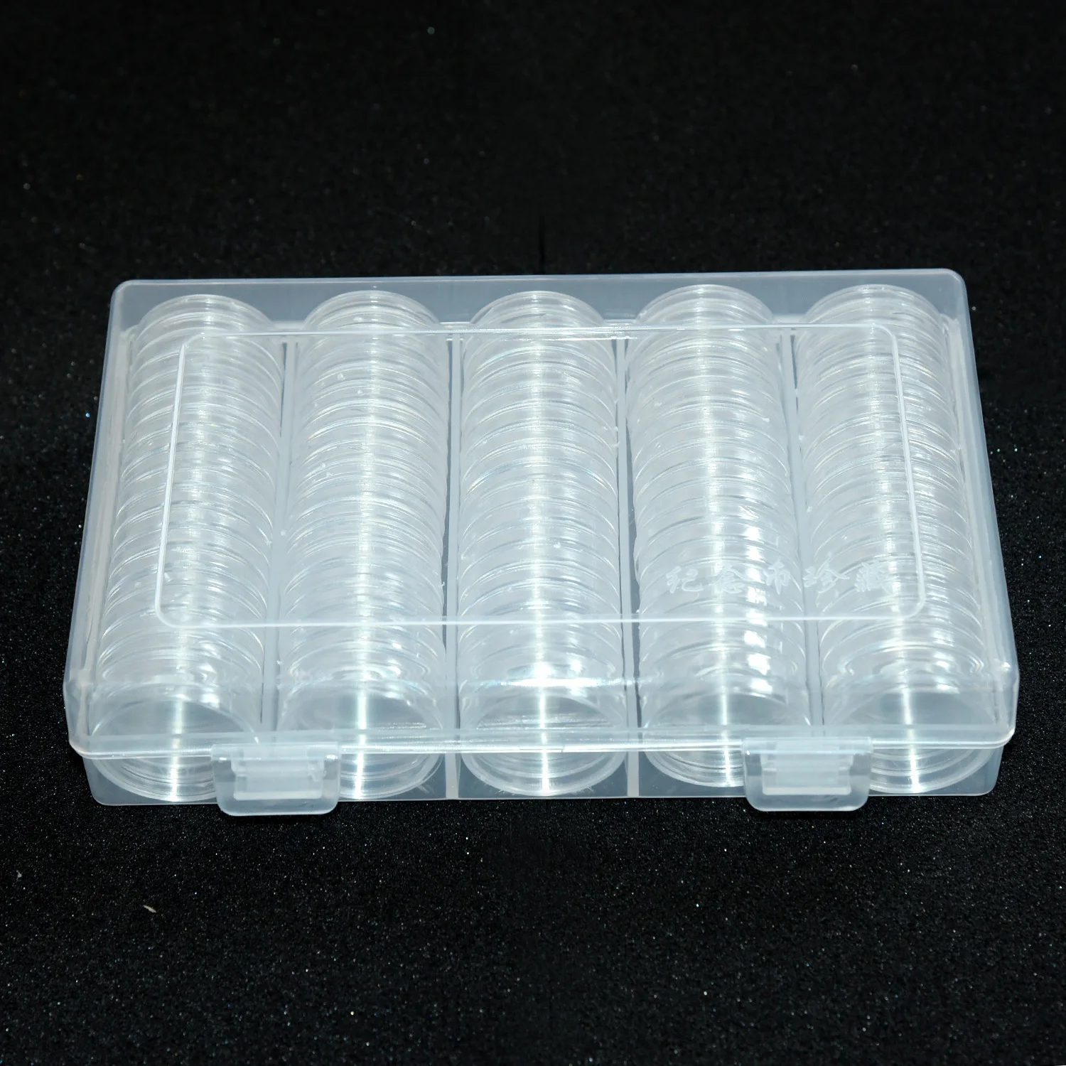 100pcs 27/30mm Coin Capsule box holder Capsules Container with Storage Organizer Box For Coin Collection Coin Case Storage Box