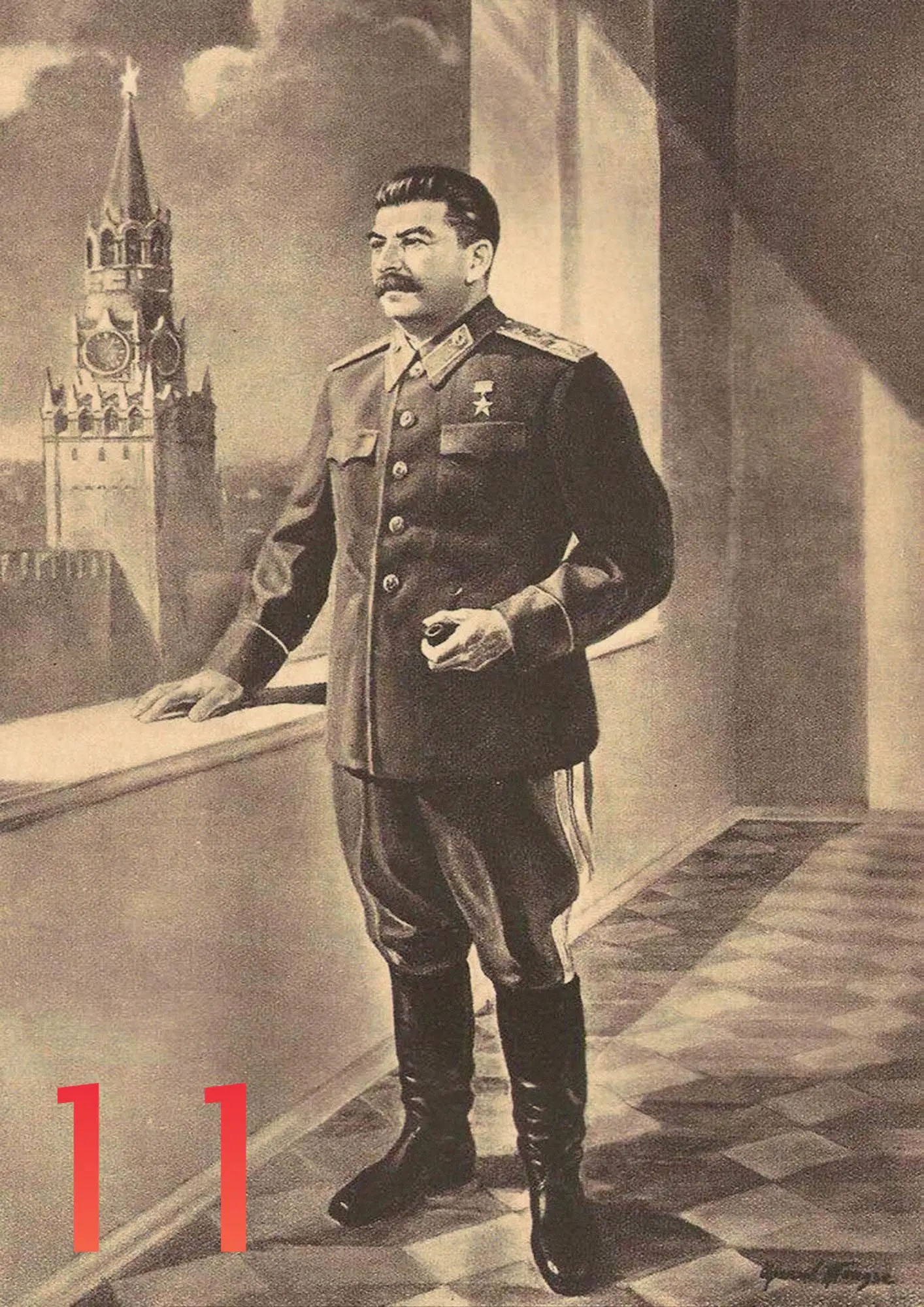 Идеальный JL Сталин СССР CCCP домашний Ретро плакат крафт рисунок ядро наклейки на стену SDL01 - Цвет: Цвет: желтый