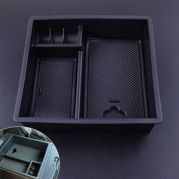 

beler ABS Armrest Center Console Storage Box Case Organizer Tray Fit For Toyota Hilux AN10 AN20 AN30 2004-2012 2013 2014 2015