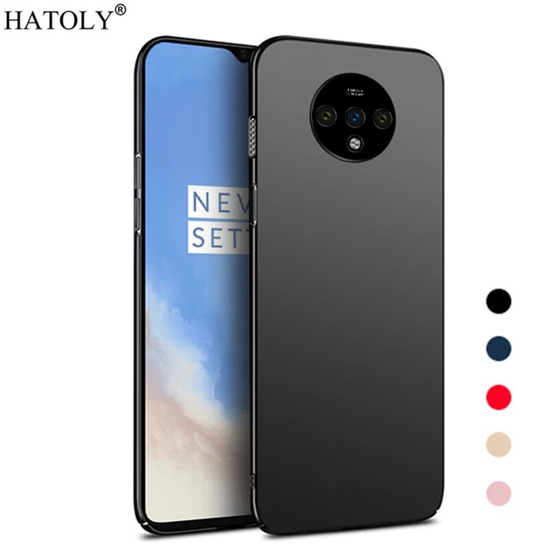 Чехол для Oneplus 7T ультратонкий гладкий жесткий чехол из поликарбоната защитный