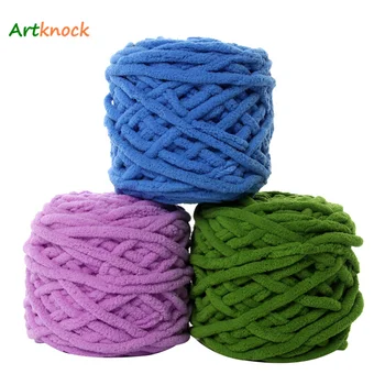 

3pcs Coral Velvet Yarn Knitting Thick Yarn for Handmade Scarf Sweater Yarn Super Thick 7mm