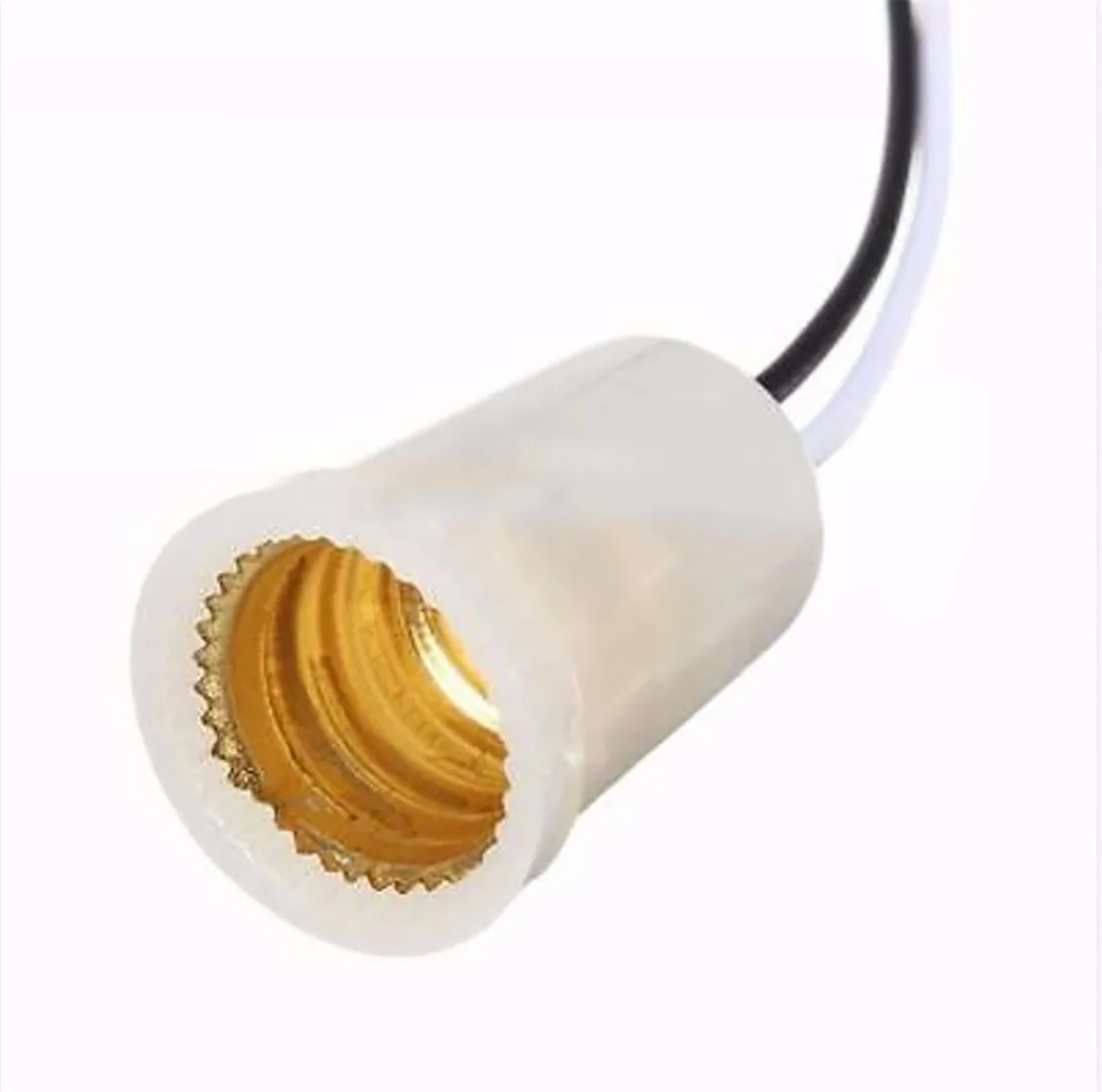 E12 База Светодиодный светильник цоколь светильник лампы держатель с разъем провода ABS адаптер держателя лампы