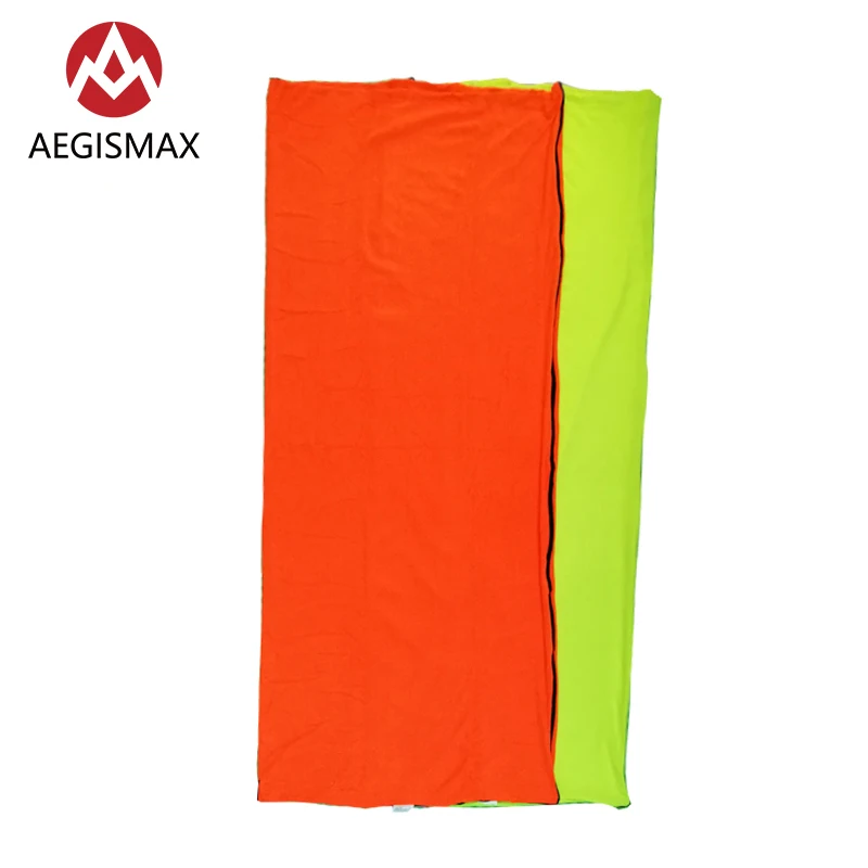 

AEGISMAX Outdoor Fleece Sleeping Bag Envelope Type Warm Unisex Summer Travel Sleeping Bag Liner