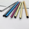 Reusable Drinking Straw Set Wide 12mm Metal Straw 304 Stainless Steel Straw Pearl Milkshake Bubble Tea Straw With Cleaner Brush ► Photo 3/6