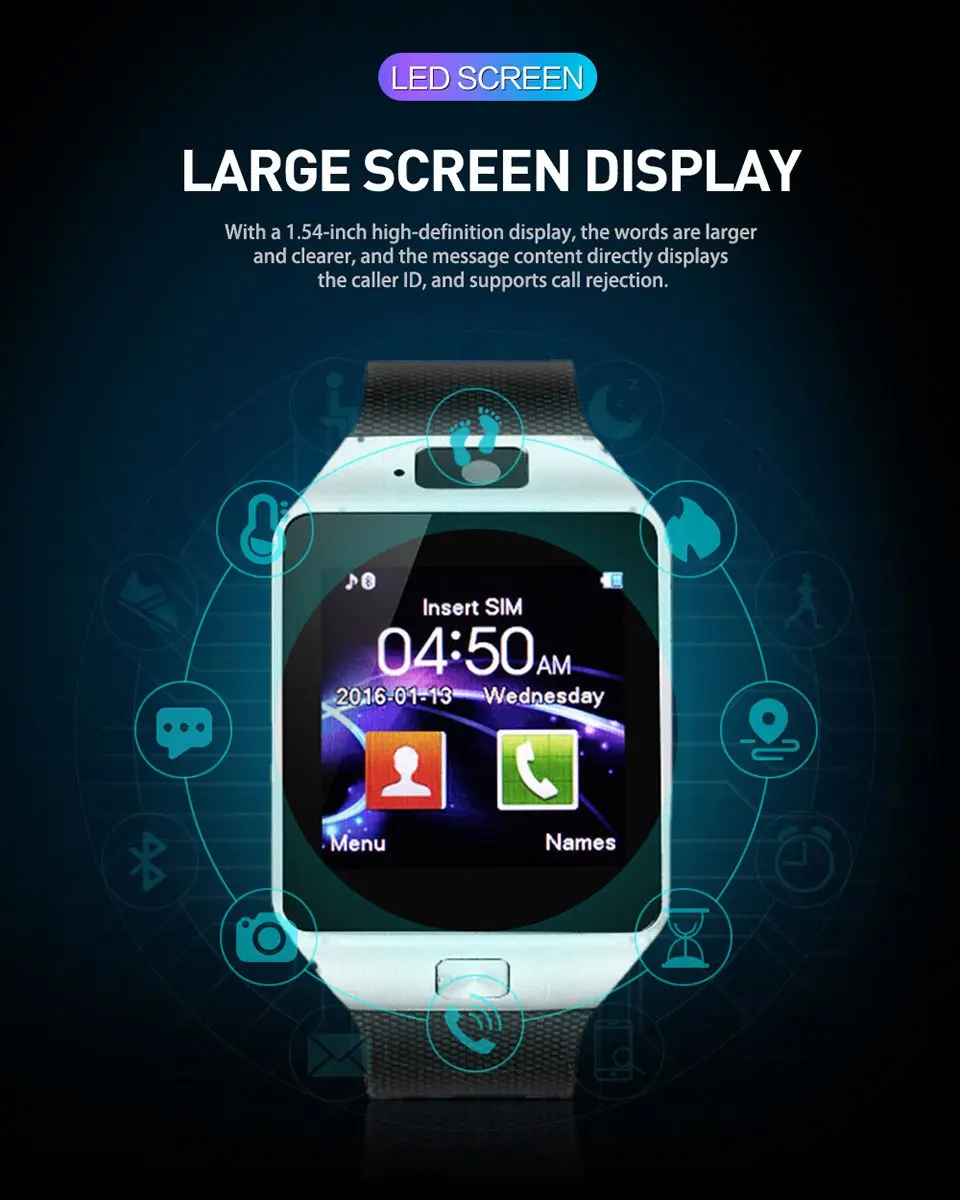 Смарт-часы DZ09 SmartWatch с поддержкой TF SIM камеры для мужчин и женщин спортивные Bluetooth наручные часы для samsung huawei Xiaomi Android Phone