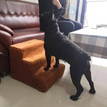 

Detachable 3 Steps Washable Small Animals Dogs Cats Home Lightweight Pet Stairs