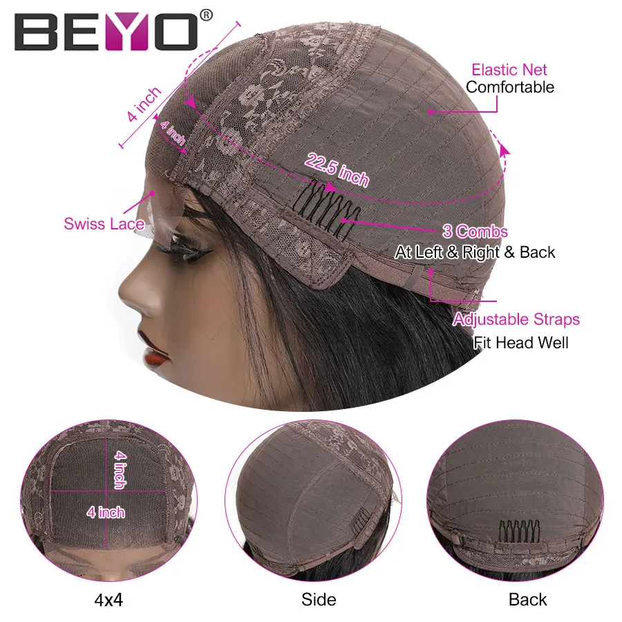 4X4 CLOSURE WIG