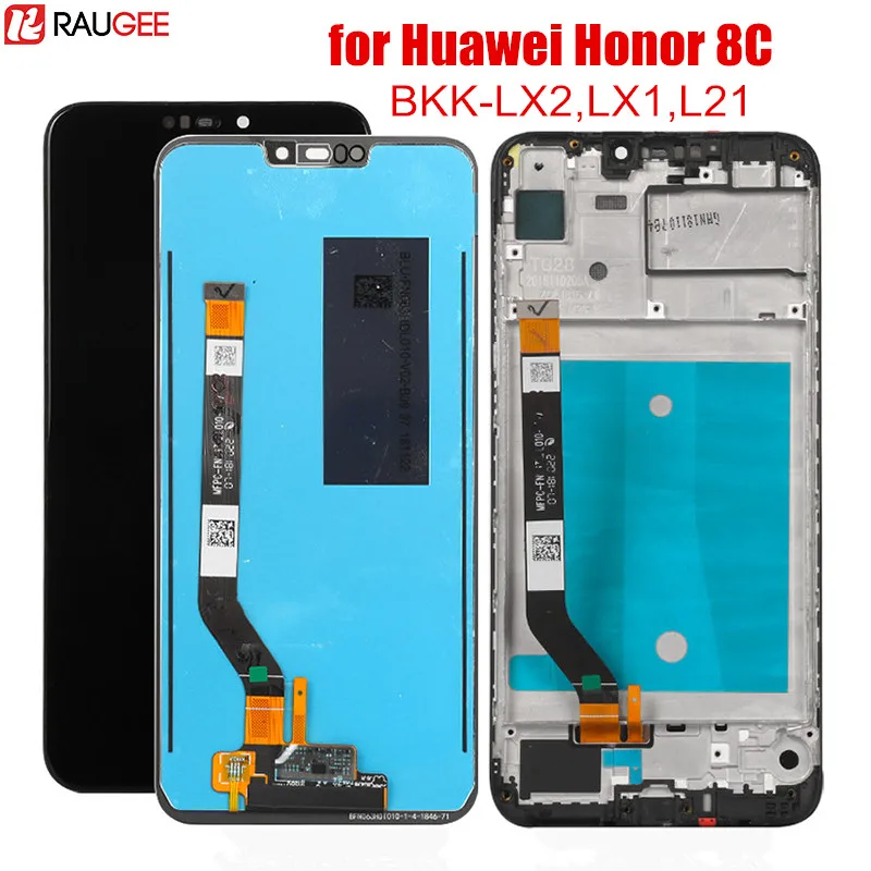 ЖК-дисплей для Huawei Honor 8C сенсорный ЖК-экран с дигитайзером в сборе сменный экран 8 C