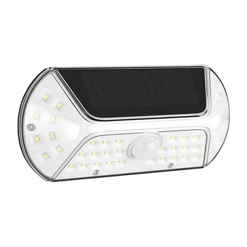 

Solar Light Outdoor Remote Control Wall Lamp Motion Sensor Street Light 40 Led Built in Battery Powered Sunlight Waterproof ABS