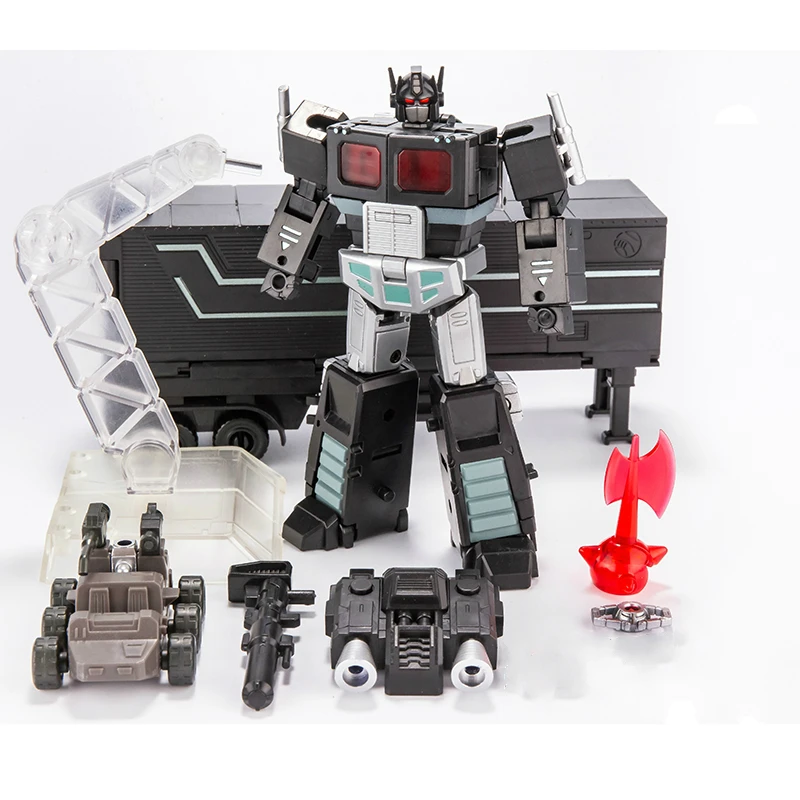 

Transformation Toys Action Figure Robot Alloy Mini OP Commander MPP10B With Trailer Roller Flying Backpack Suit Deform Model