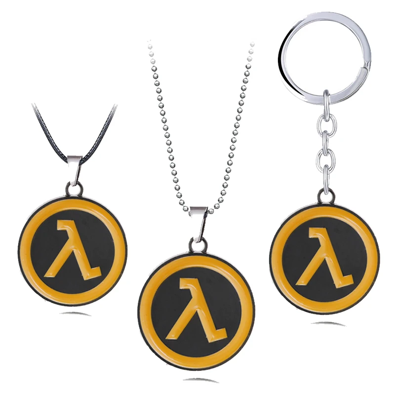Брелок для ключей Alyx Half-Life металлический брелок с лямбда-логотипом подарочные