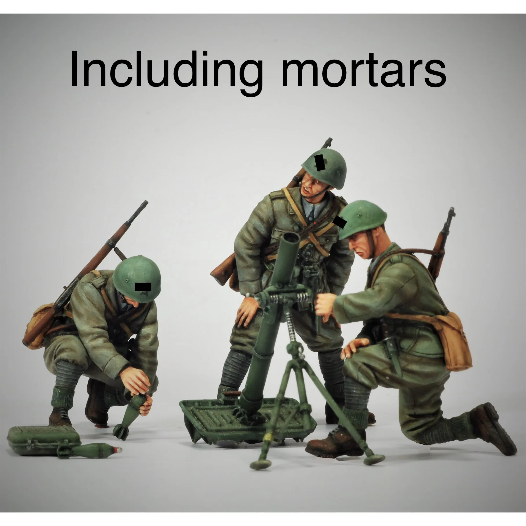 

1/35 Resin Model Figure GK ，Including mortars , Unassembled and unpainted kit