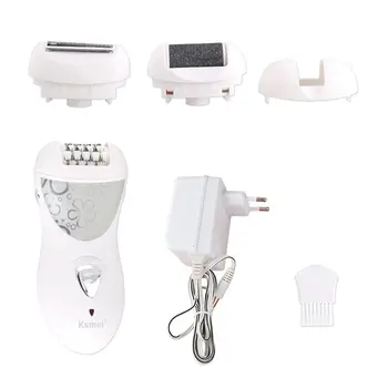 

3-in-1 Hair Remover Women Facial Epilator Electric Razor Cordless Callus Remover