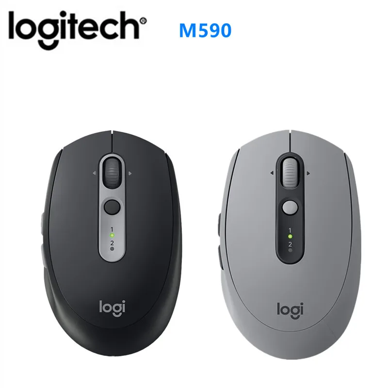 Мышь Компьютерная Logitech M590/ M186 Бесшумная 1000 DPI 3 кнопки USB 2 4 ГГц | Компьютеры и офис